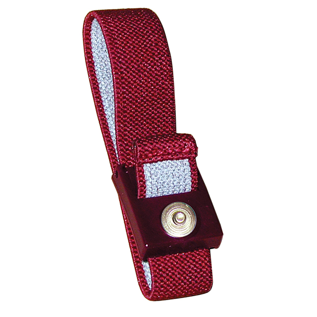 WOVEN WRIST BAND, MAROON, 4MM