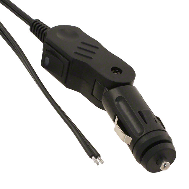 AUTO CBL ASSY W/PLG 12V 5A 6'