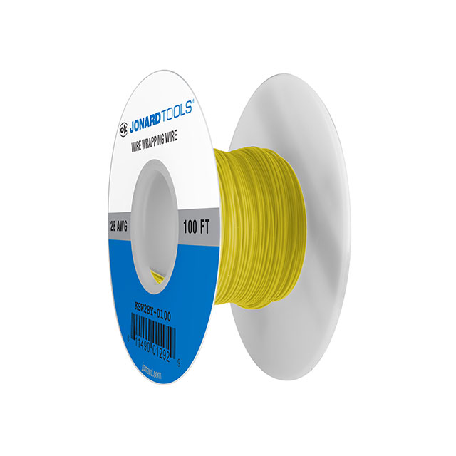 WIRE 28AWG YELLOW 100 FT CSW
