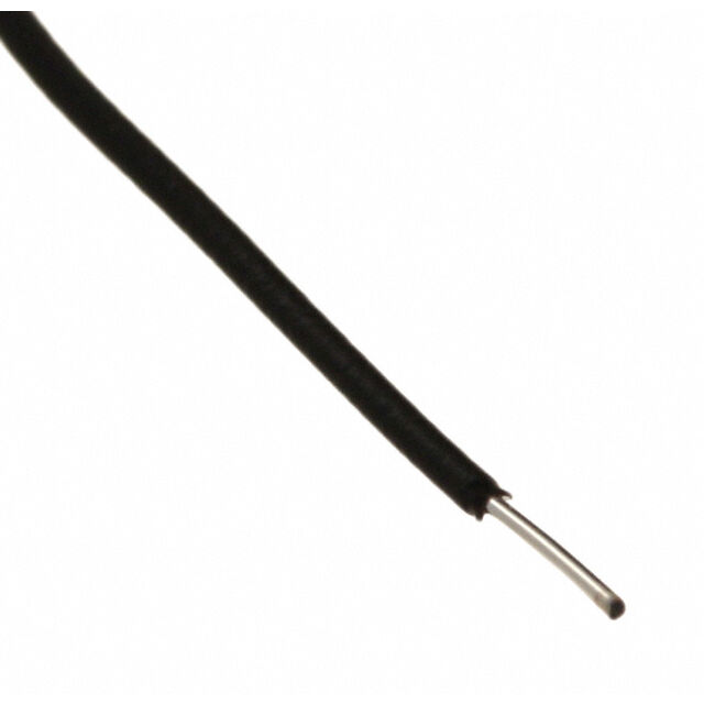 WIRE WW 30AWG PVDF BLACK 1000'