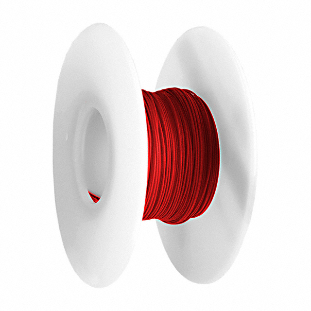 WIRE WW 30AWG PVDF RED 100'