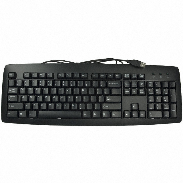 KEYBOARD 104 KEY USB BLK