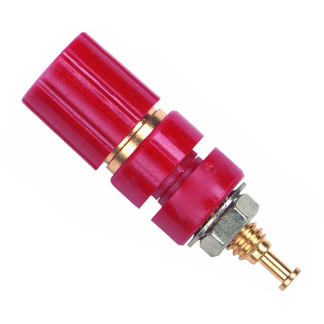 CONN BIND POST MINI KNURLED RED