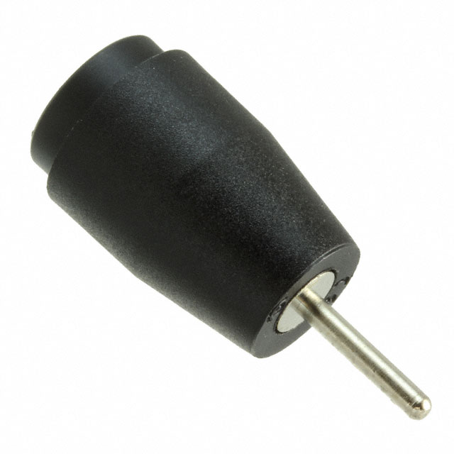 CONN BANANA JACK SOLDER BLACK