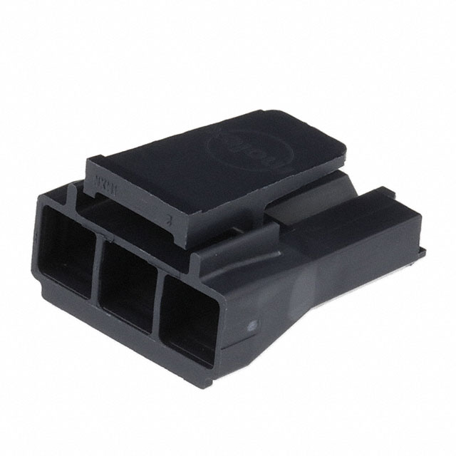CONN HSG RCPT 3POS 7.50MM BLACK