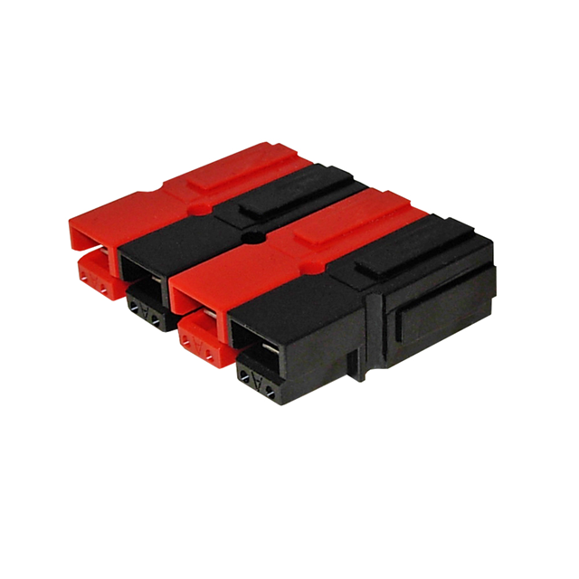 CONN HSG 4POS BLK/RED