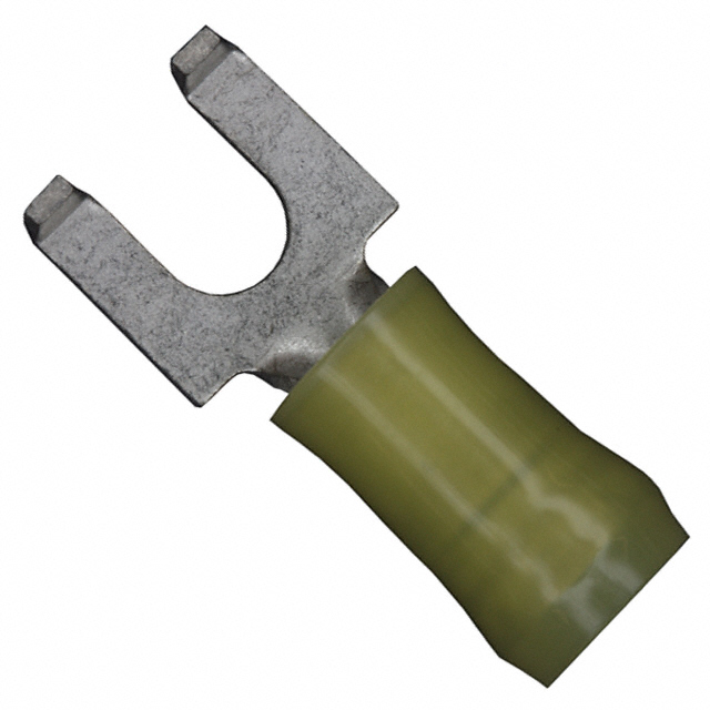 CONN SPADE TERM 10-12AWG #10 YEL