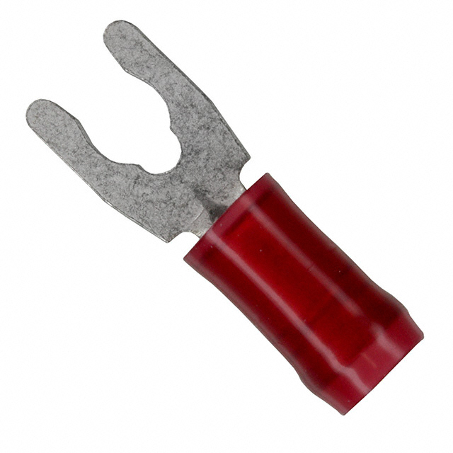 CONN SPADE TERM 16-22AWG #6 RED