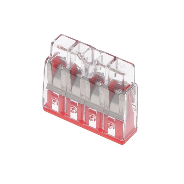 PUSHWIRE SPLICING CONNECTOR; 4-