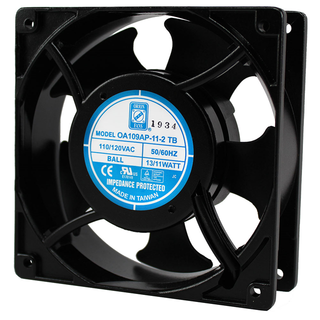 FAN AXIAL 120X38MM 115VAC TERM
