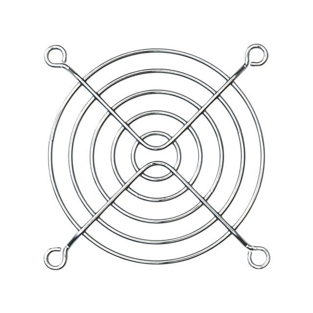 80MM FAN GUARD NICKEL CHROME