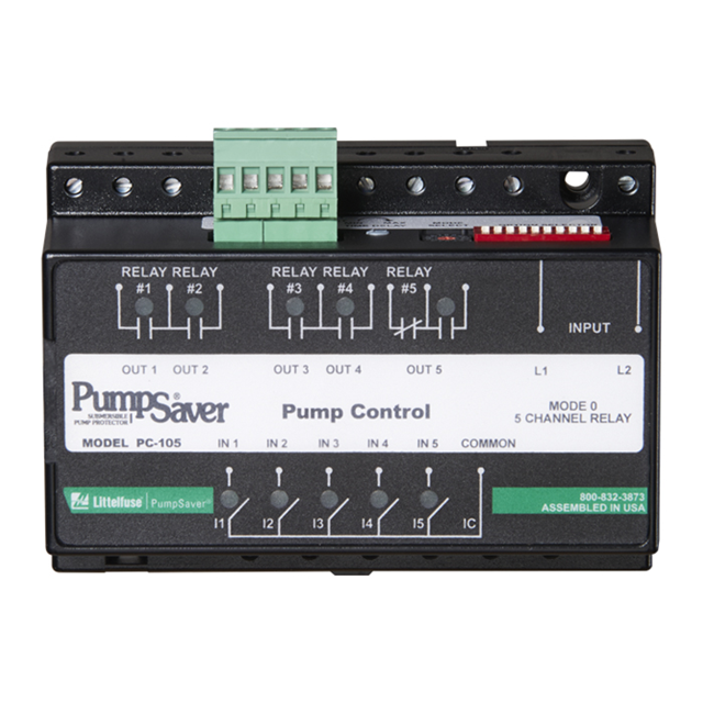 5 CHANNEL PUMP-CONTROL SWITCH/
