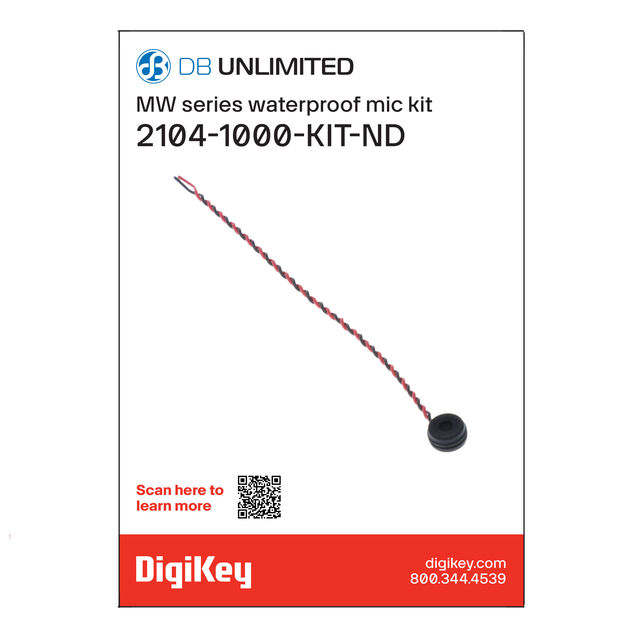 MW SERIES WATERPROOF MIC KIT