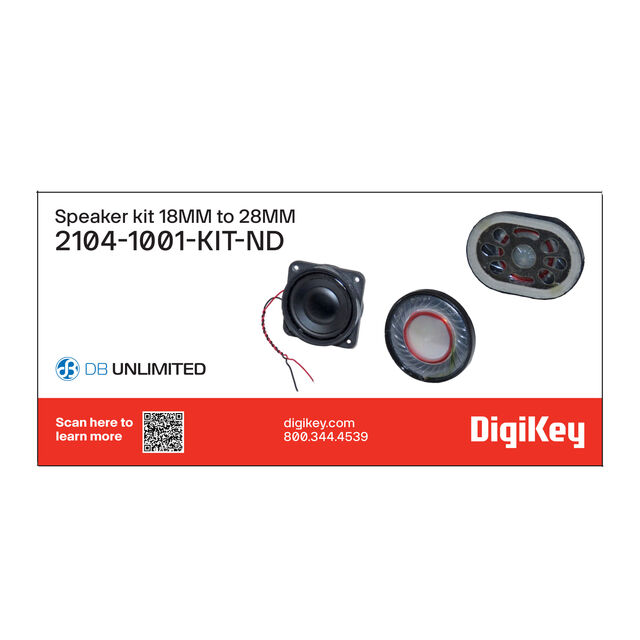 SPEAKER KIT-18MM TO 28MM