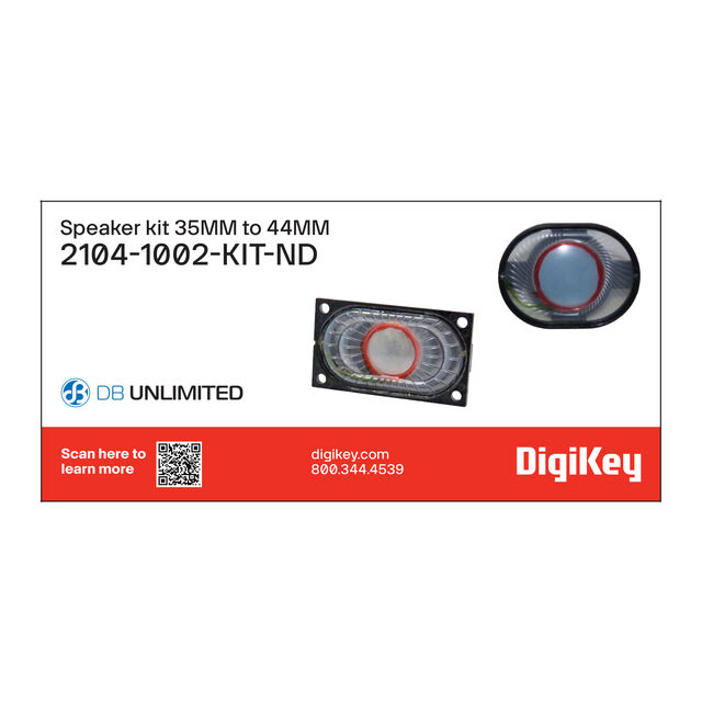 SPEAKER KIT-35MM TO 44MM