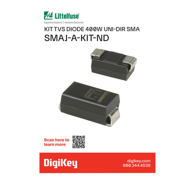 KIT TVS DIODE 400W UNI-DIR SMA