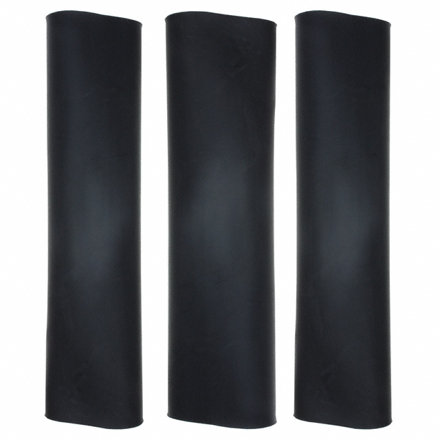 HEATSHRINK 1"X6" 3 PCS BLK