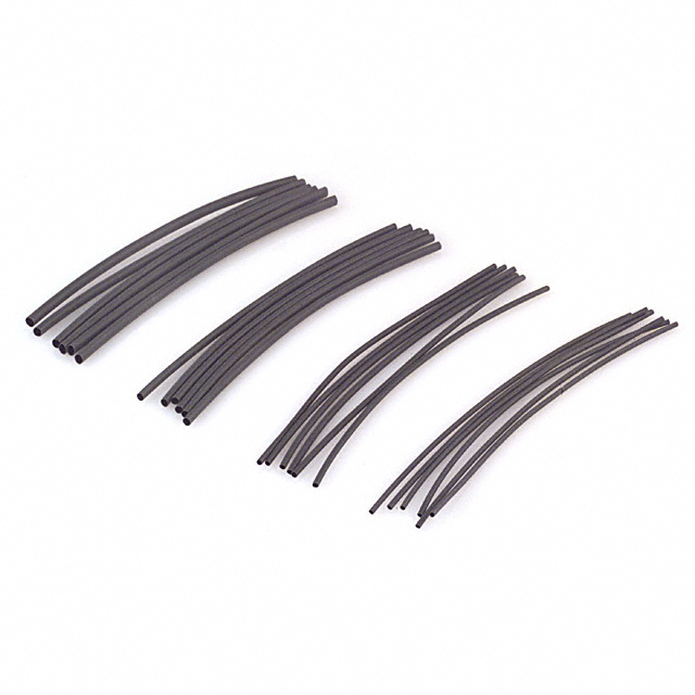 KIT HEATSHRNK 6 EA 6" 24PCS BLK
