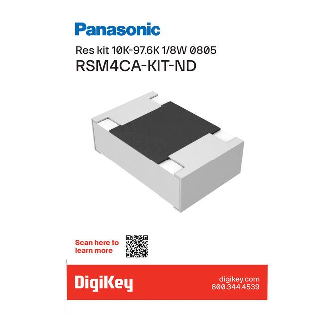 RES KIT 10K-97.6K 1/8W 4800PCS