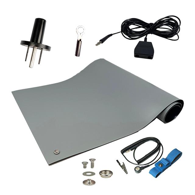 36"X72"X0.08", GREY, 2 LAYER ESD