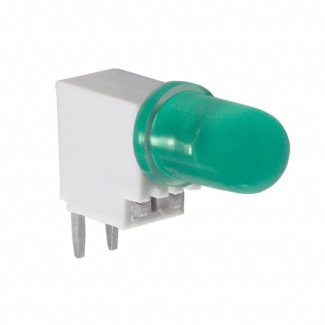 LED CBI 5MM GRN RA PC MNT