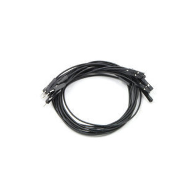 JMPR WIRE 10-PACK M-F 12" BLACK