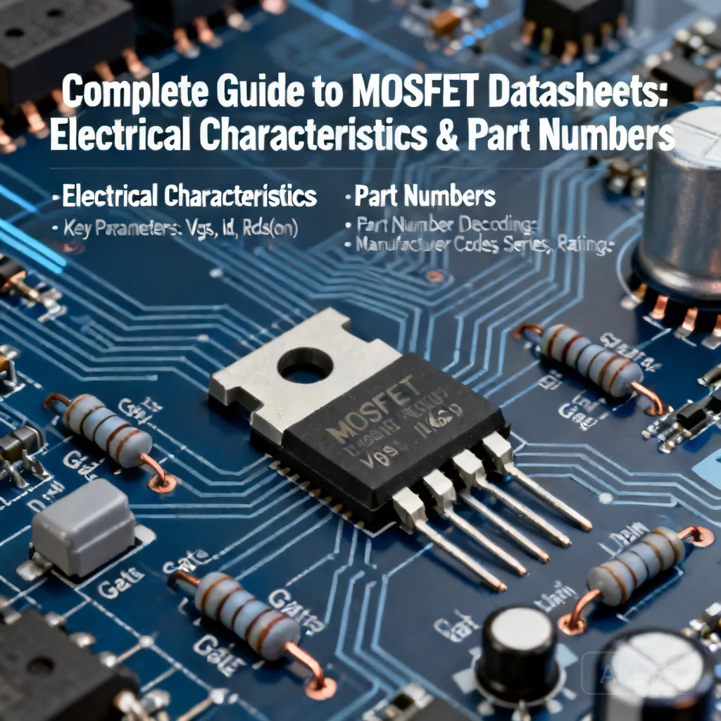 Complete Guide to MOSFET Datasheets: Electrical Characteristics & Part Numbers