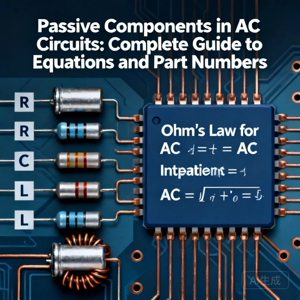 Passive Components in AC Circuits: Complete Guide to Equations and Part Numbers