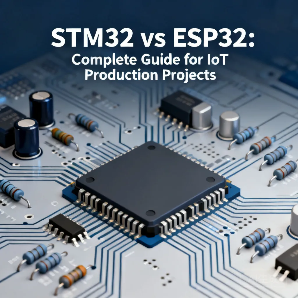 STM32 vs ESP32: Complete Guide for IoT Production Projects